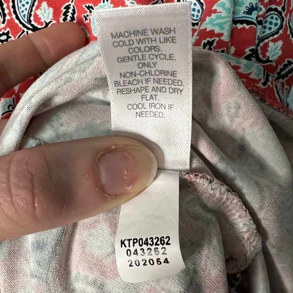 J Jill Red Paisley Floral Print Sleeveless High Low Tank - LP - Picture 10 of 10